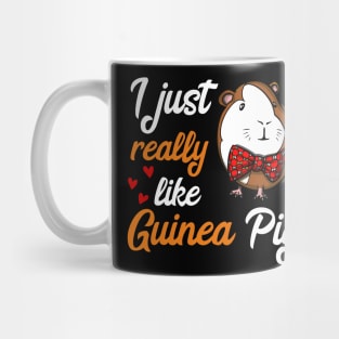 I Just Really Like Guinea Pigs Funny Pet Mug